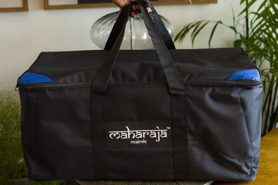 Maharaja Musicals, Handmade Harmonium, 3 1/4 Octave (Saptak), 7 Stop, Standing, Coupler, Multi Bellow, Padded Bag, Tuned A440, Dark Mahogany Color, PDI-DB