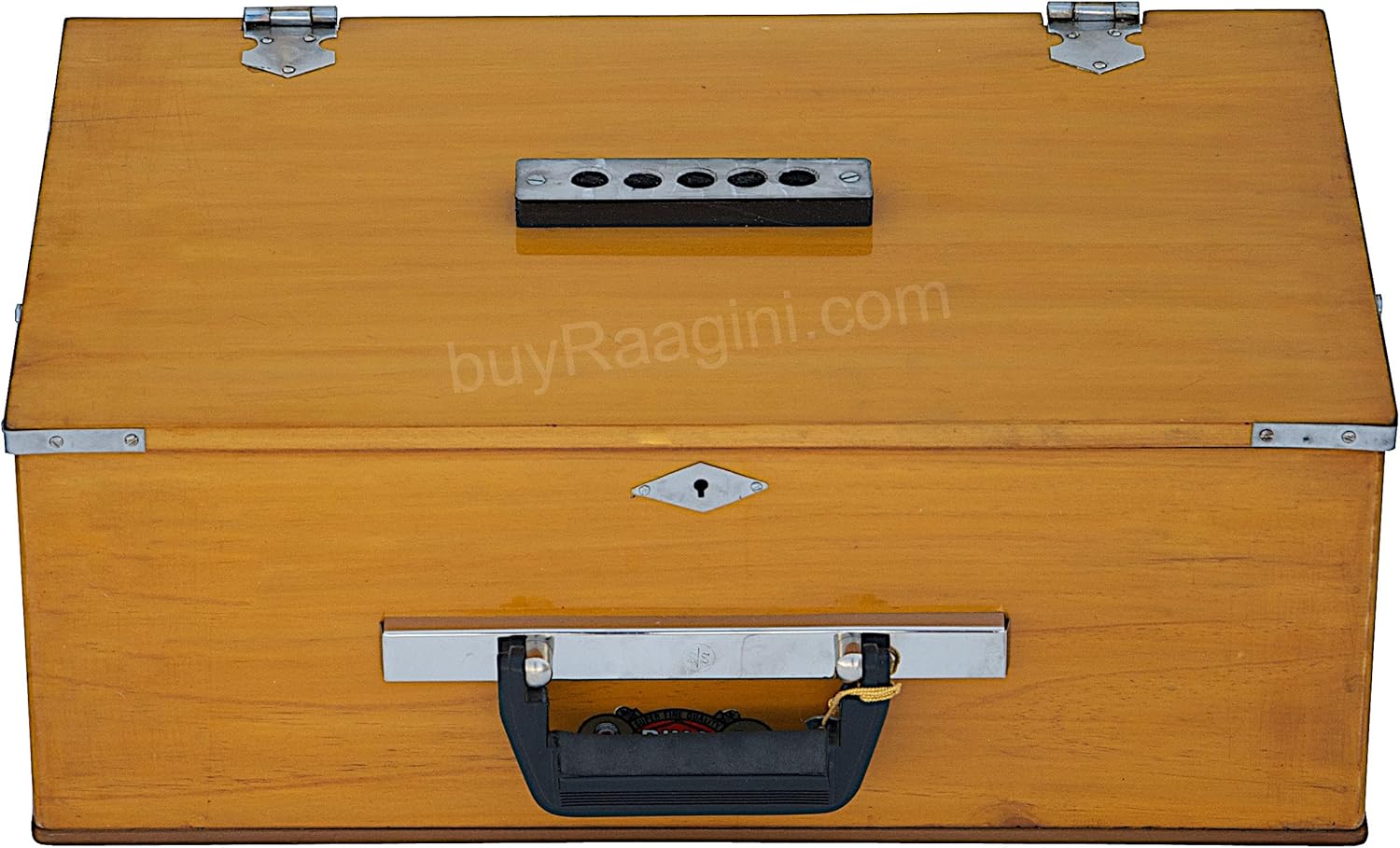 BINA 23B Deluxe, Harmonium, 2 1/2 Octaves, 32 Keys, Small, Portable, Compact, Special Reeds, Safri, Natural Color, Bag, Kirtan, Musical Instrument Indian (PDI- DAA) Brand: BINA